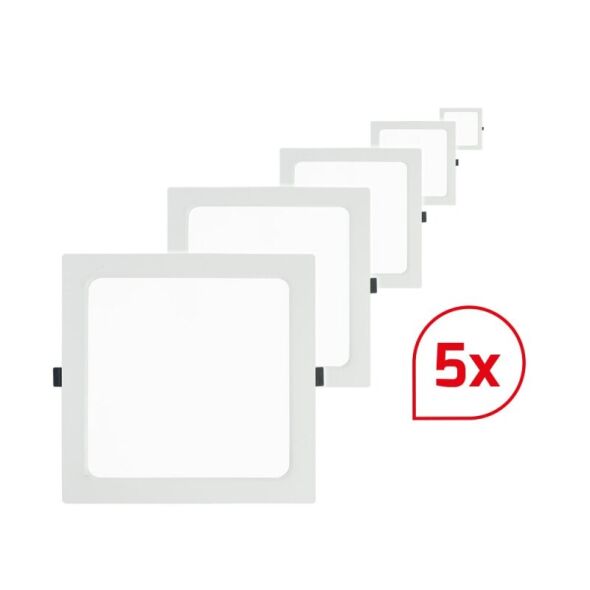 LED-Einbaupanel-Set (VE5) 600098