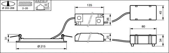 LED-Slim-Downlight DN145B LED #33950499