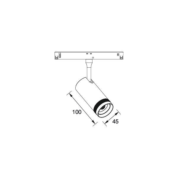 LED 48V Schienenstrahler 43130083
