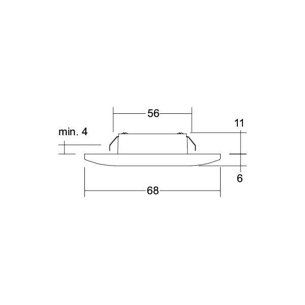 LED-Einbaudownlight 12104173