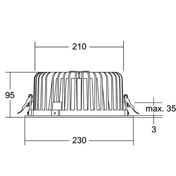 LED-Einbaudownlight 12551173