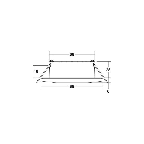LED-Einbaudownlight 230 V 39253083