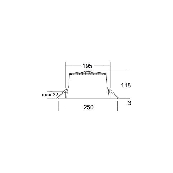 LED-Einbaudownlight 230V 12731173DA