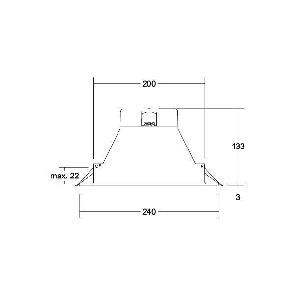 LED-Einbaudownlight 32029073