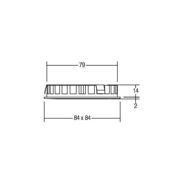 LED-Einbauleuchte 12V DC 12130023