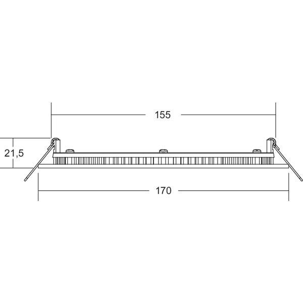 LED-Einbaupanel 350 mA 12452173
