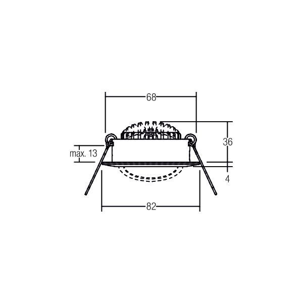 LED-Einbaustrahler 230V 38463073