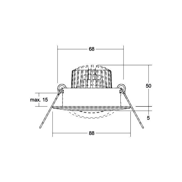 LED-Einbaustrahler 230V 39141083