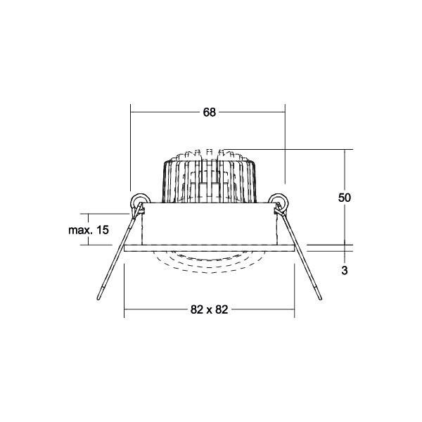 LED-Einbaustrahler 230V 39144073