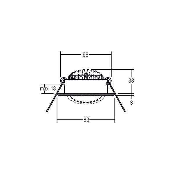 LED-Einbaustrahler 230V 39469223