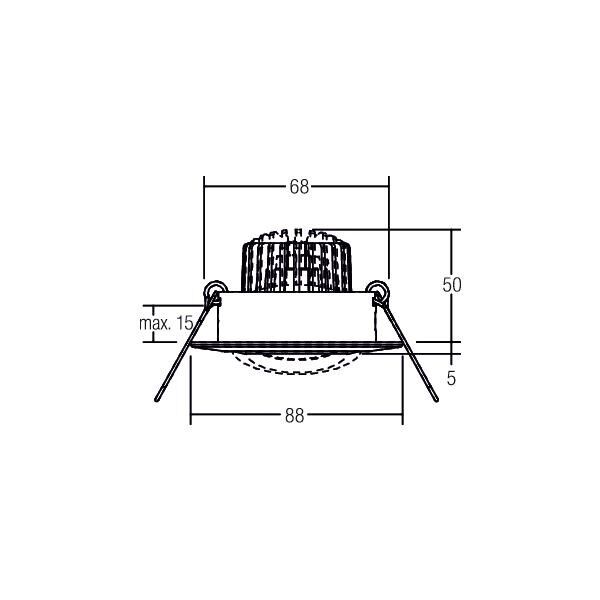 LED-Einbaustrahler 230V 39473023