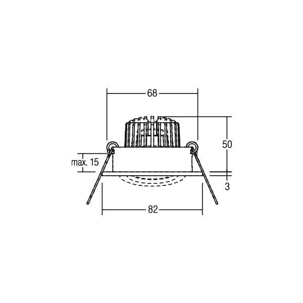 LED-Einbaustrahler 350 mA 12373644