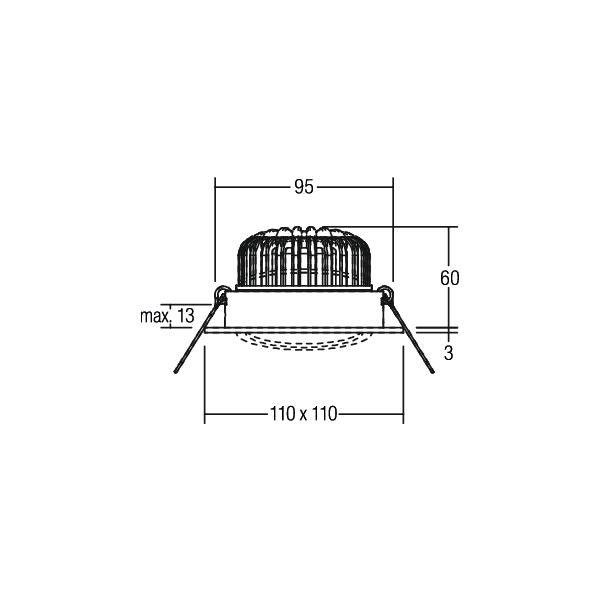 LED-Einbaustrahler 350 mA 12396084