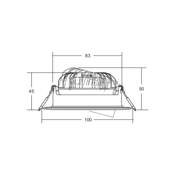 LED-Einbaustrahler 350 mA 12494173
