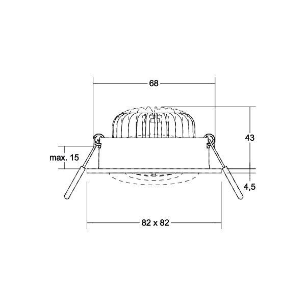 LED-Einbaustrahler 38398173