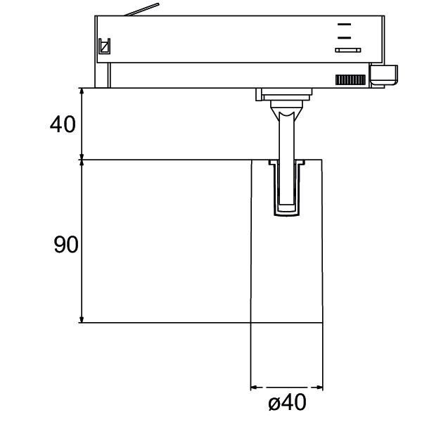 LED-Schienenstrahler 230V 88693174