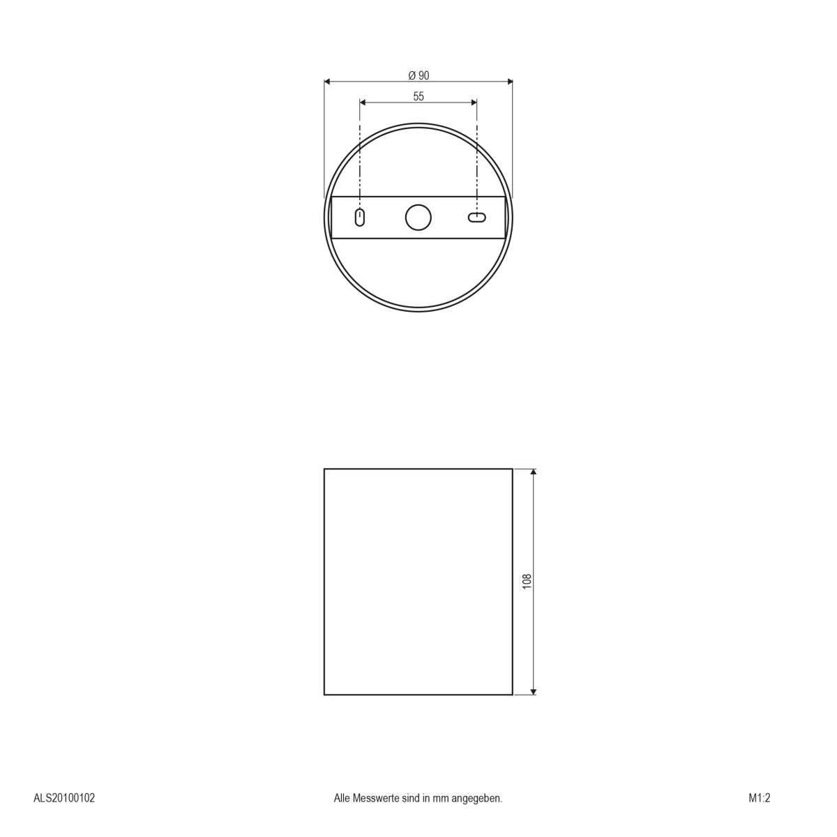LED-Anbauleuchte ALS20100102