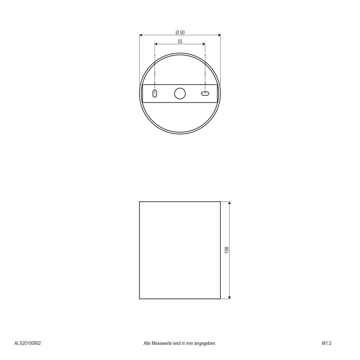LED-Anbauleuchte ALS20100902
