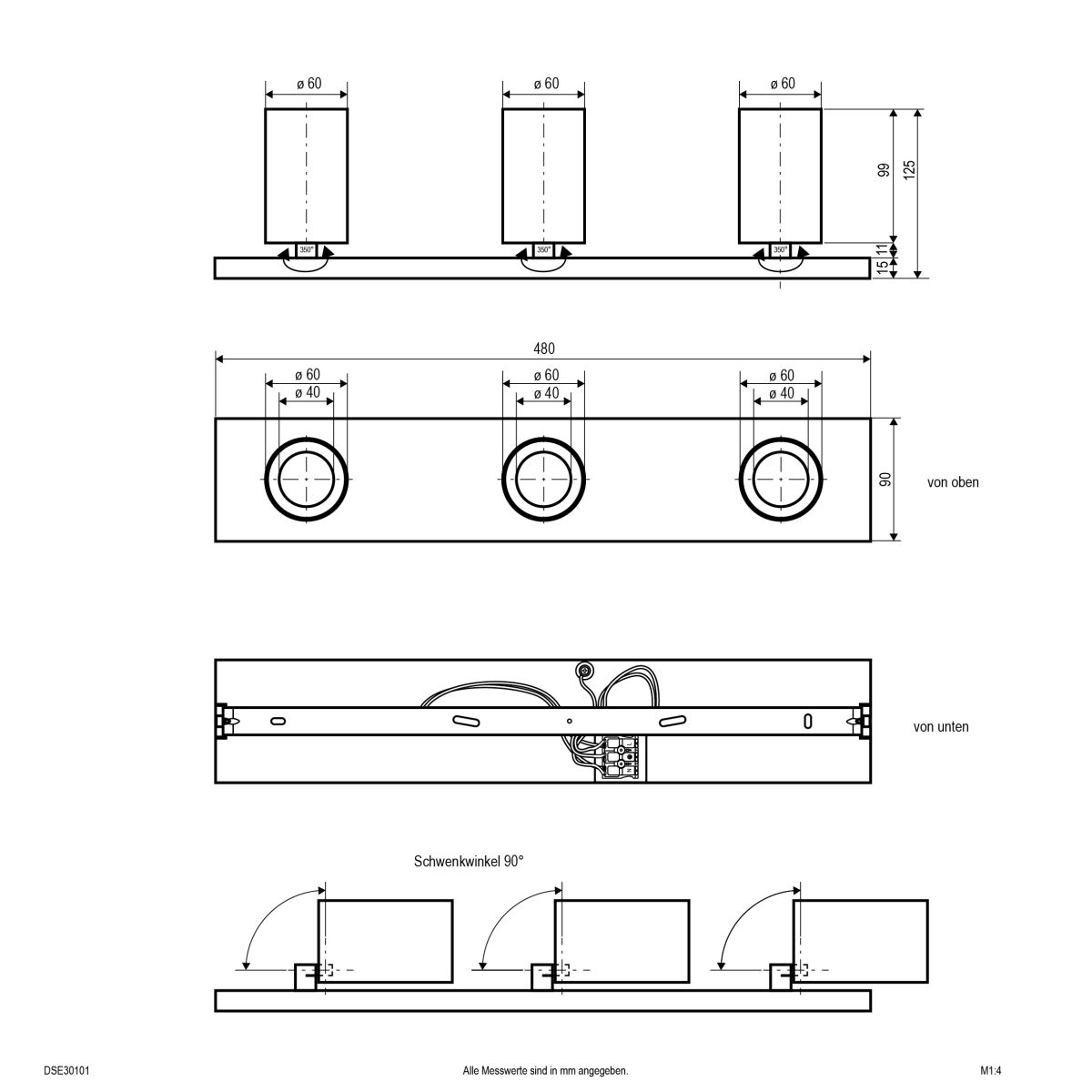 LED-Anbauleuchte DSE30909