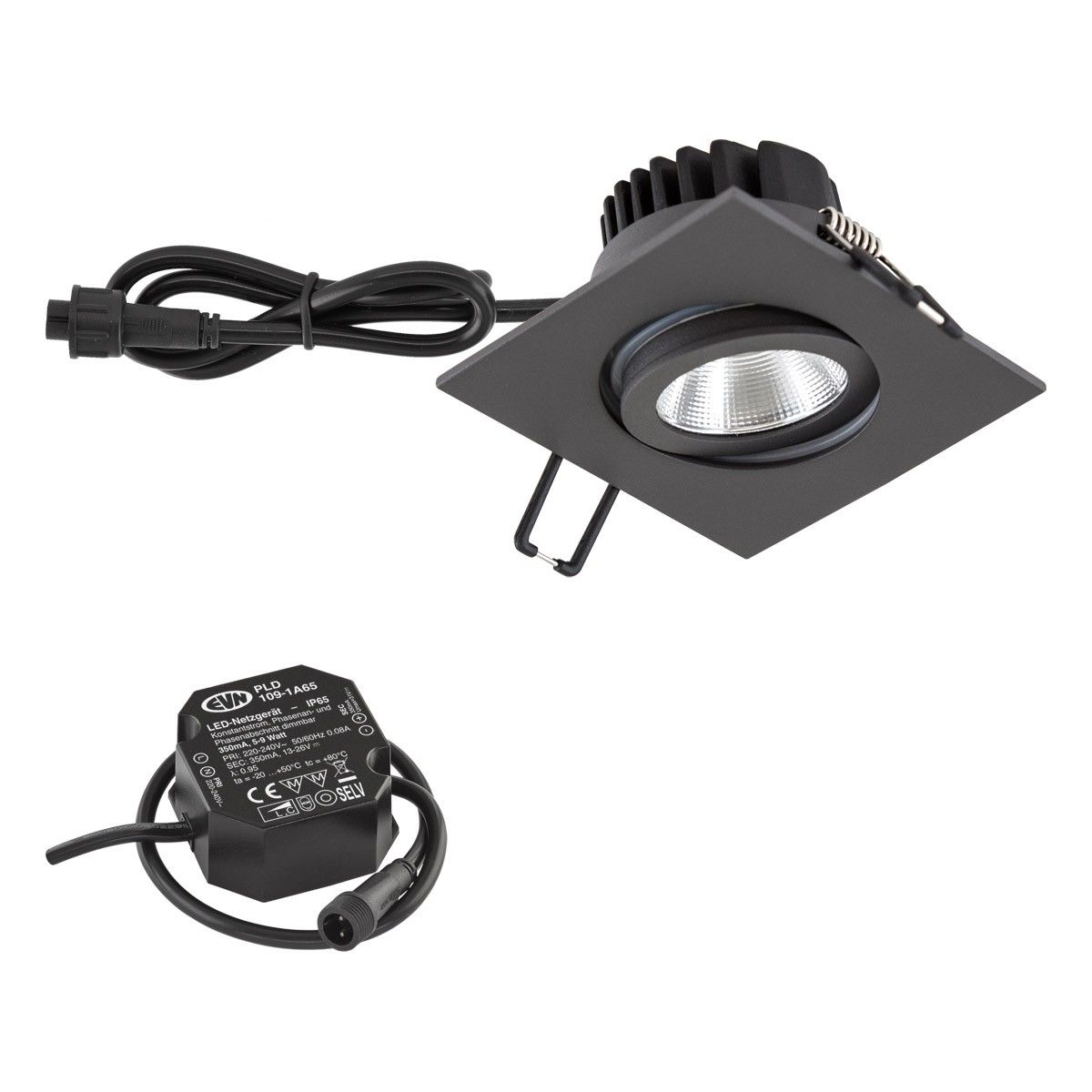 LED-Deckeneinbauleuchte PC654N61602