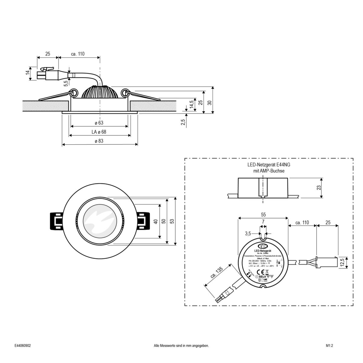 LED-Deckenleuchte E44060902