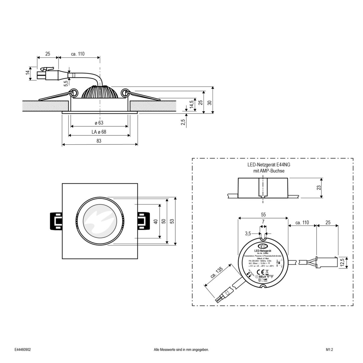 LED-Deckenleuchte E44460902