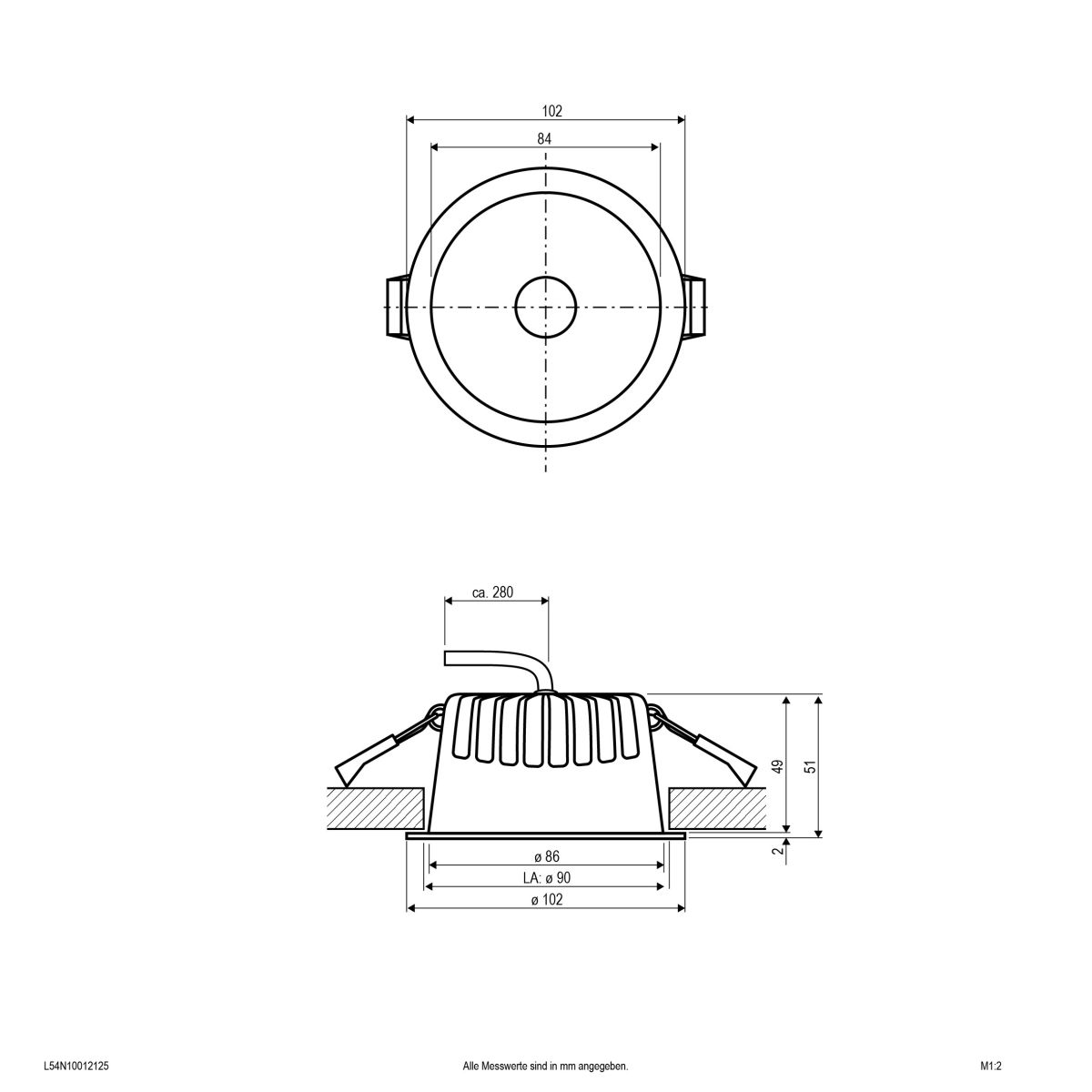 LED-Downlight C54N10012125