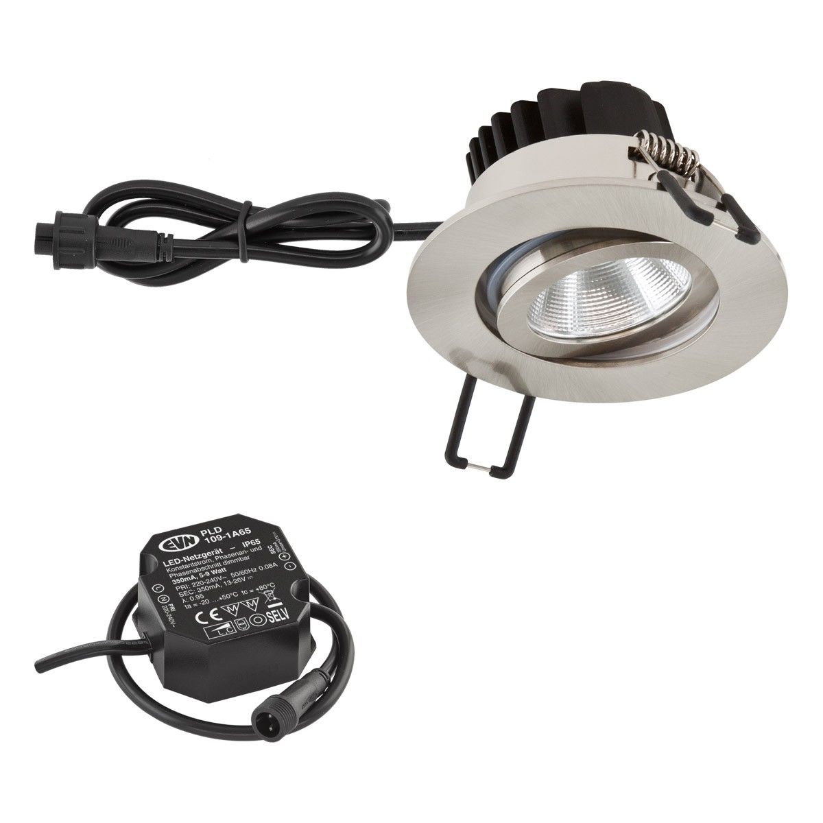 LED-Einbauleuchte IP65 PC650N613D2W