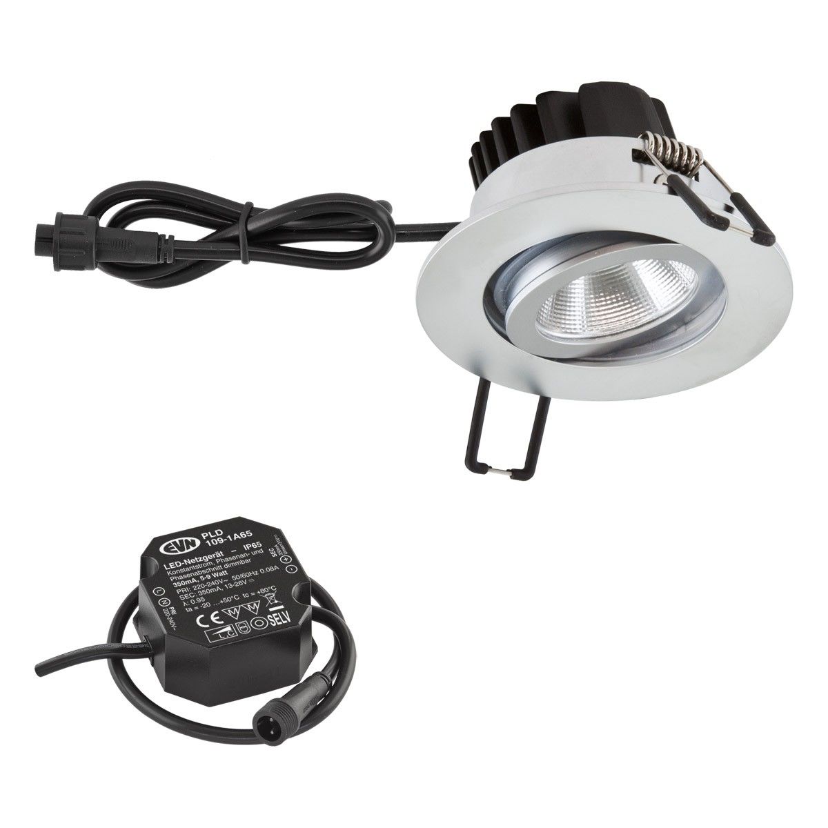 LED-Einbauleuchte IP65 PC650N615D2W