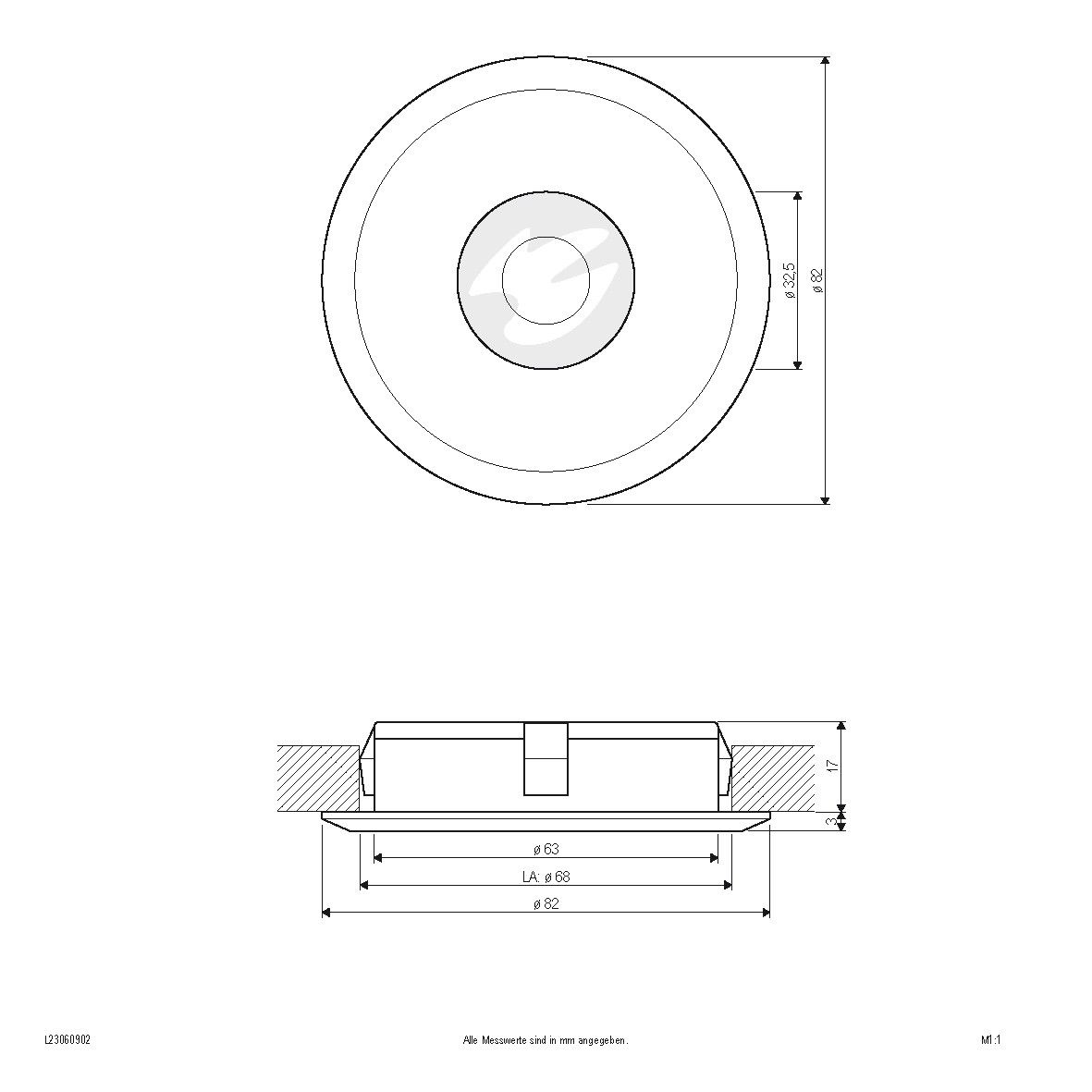 LED-Einbauleuchte L23060902