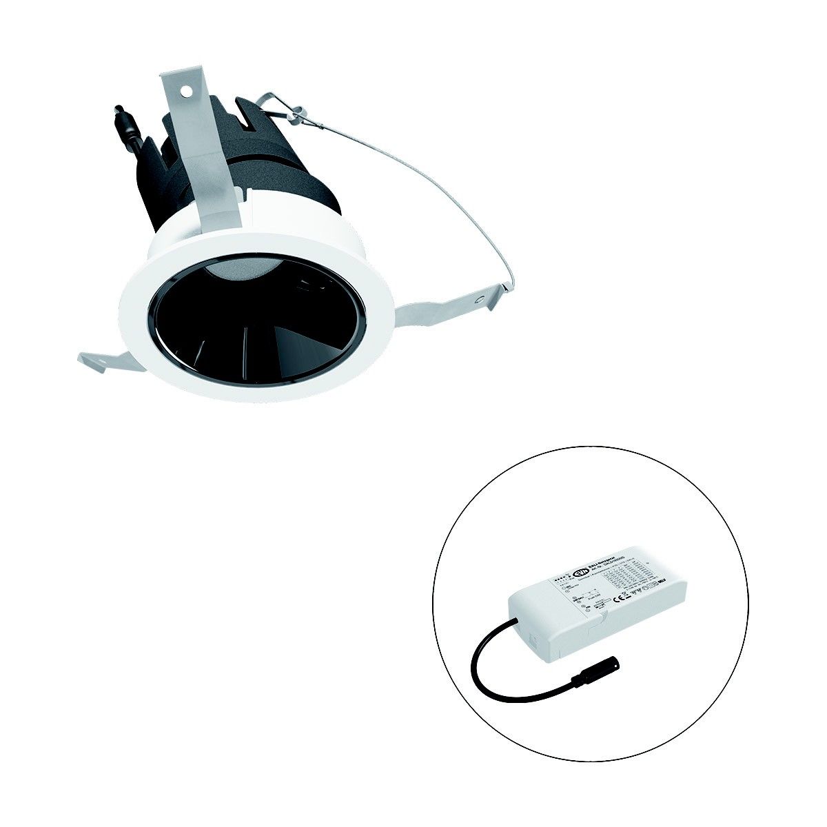 LED-Einbauleuchte modular F01R09AM0627L38D