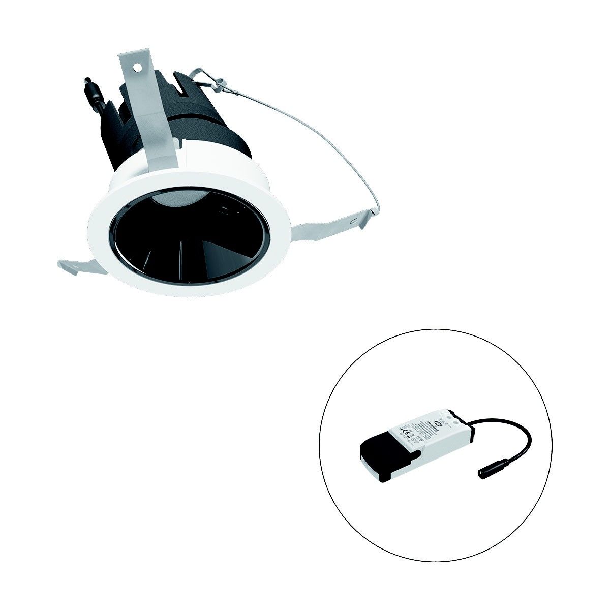 LED-Einbauleuchte modular F01R09AM0630L38P