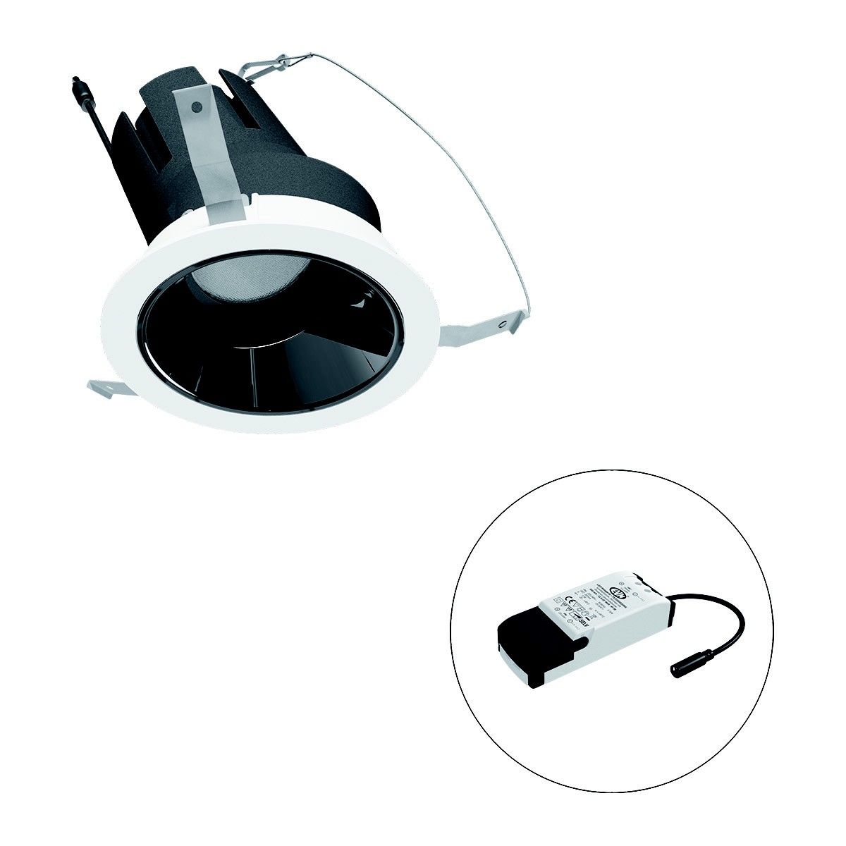 LED-Einbauleuchte modular F01R09AM1840L55P
