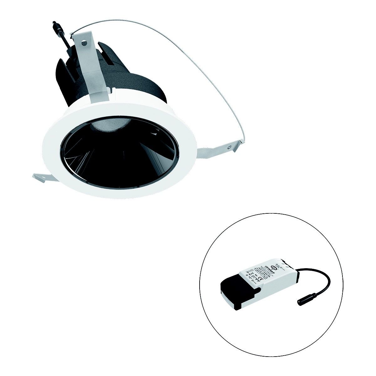 LED-Einbauleuchte modular F02R09AM1327L55P