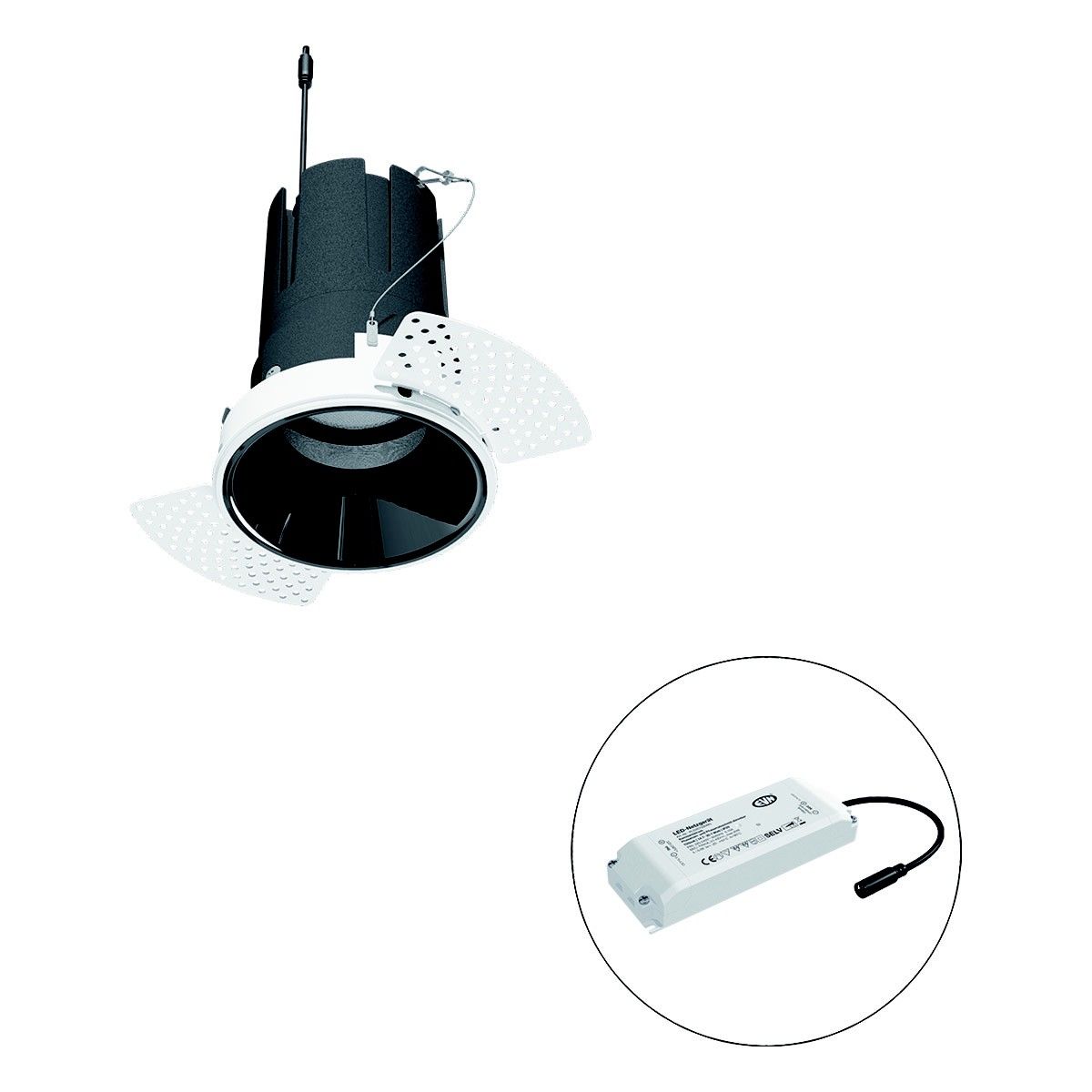 LED-Einbauleuchte modular F02R09SM2540L38P