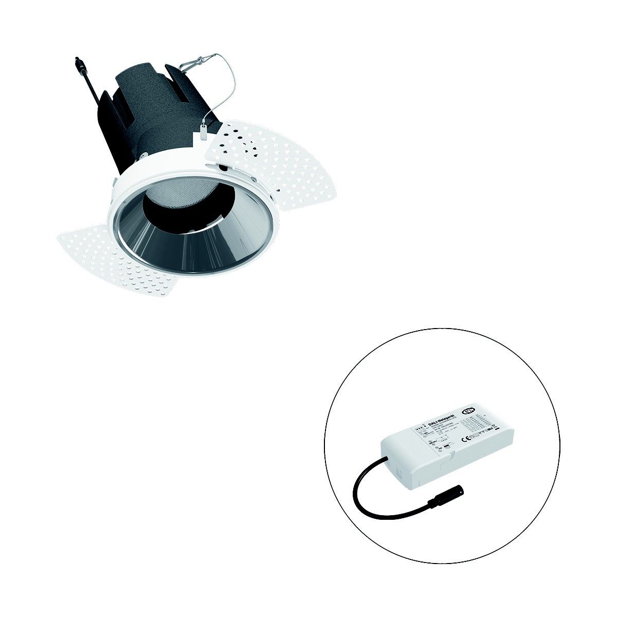 LED-Einbauleuchte modular F02R11AM2540L55D