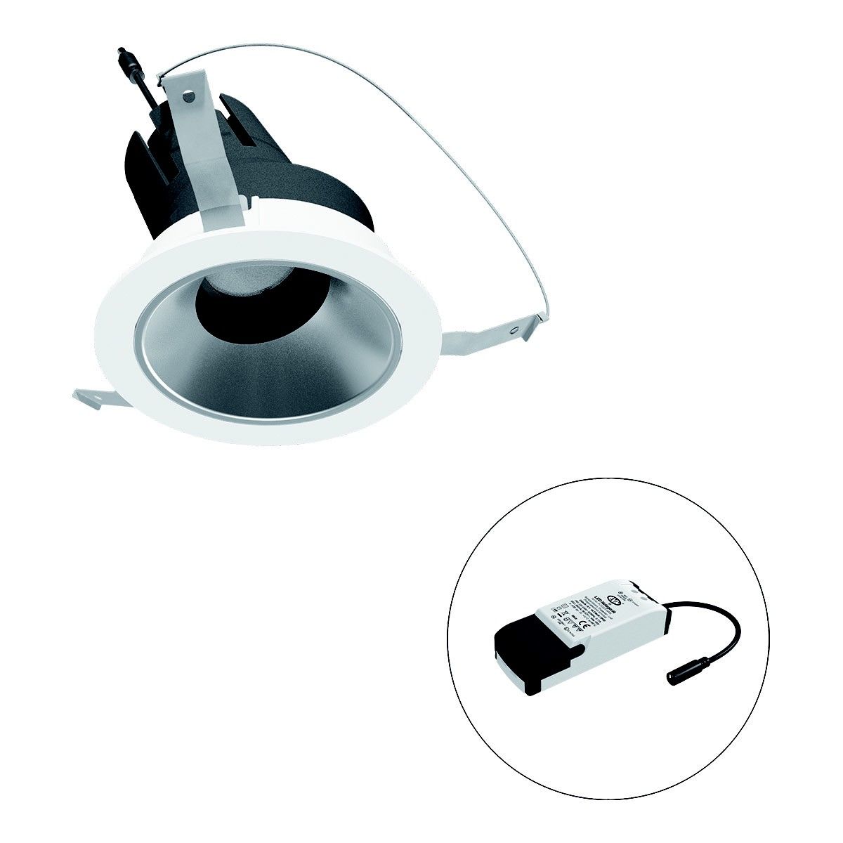 LED-Einbauleuchte modular F02R14AM1330L38P
