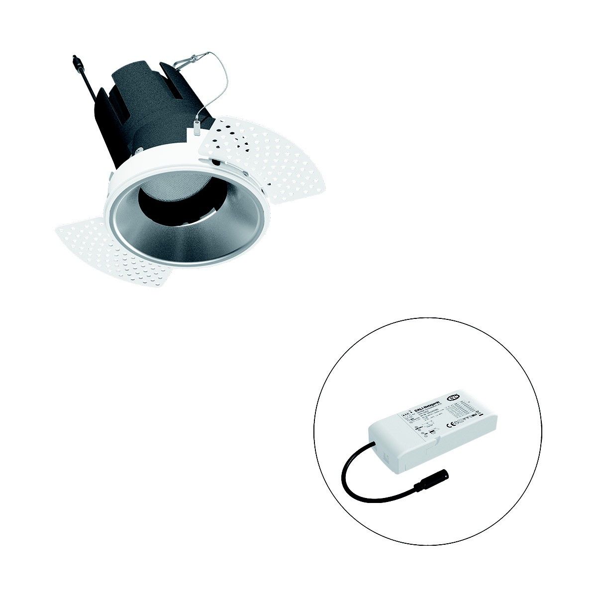 LED-Einbauleuchte modular F02R14AM2530L38D