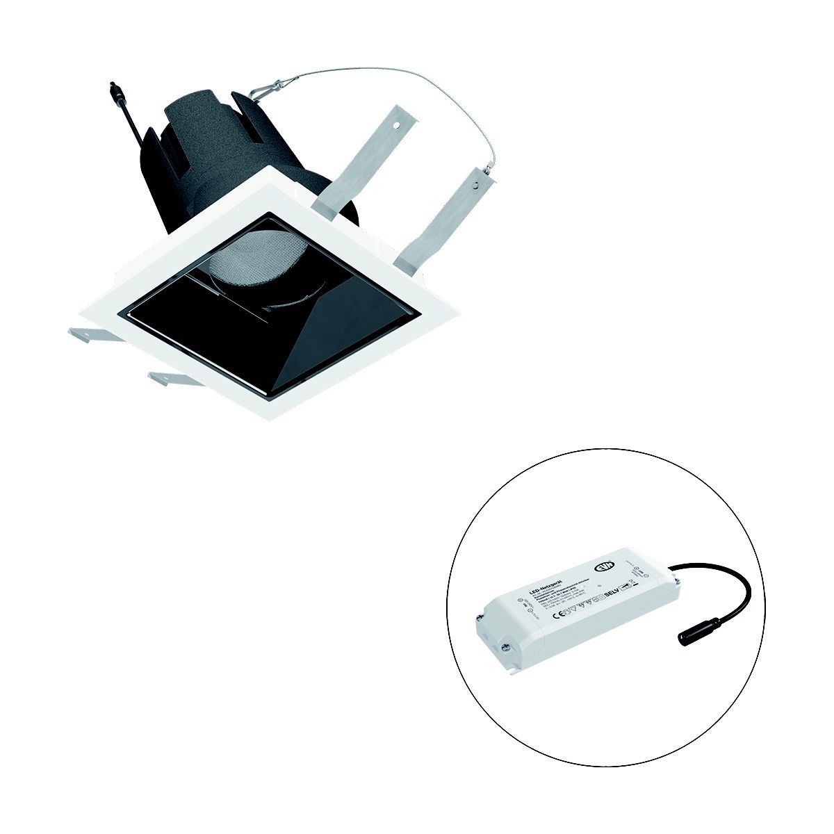 LED-Einbauleuchte modular F03R09SM2540L15P