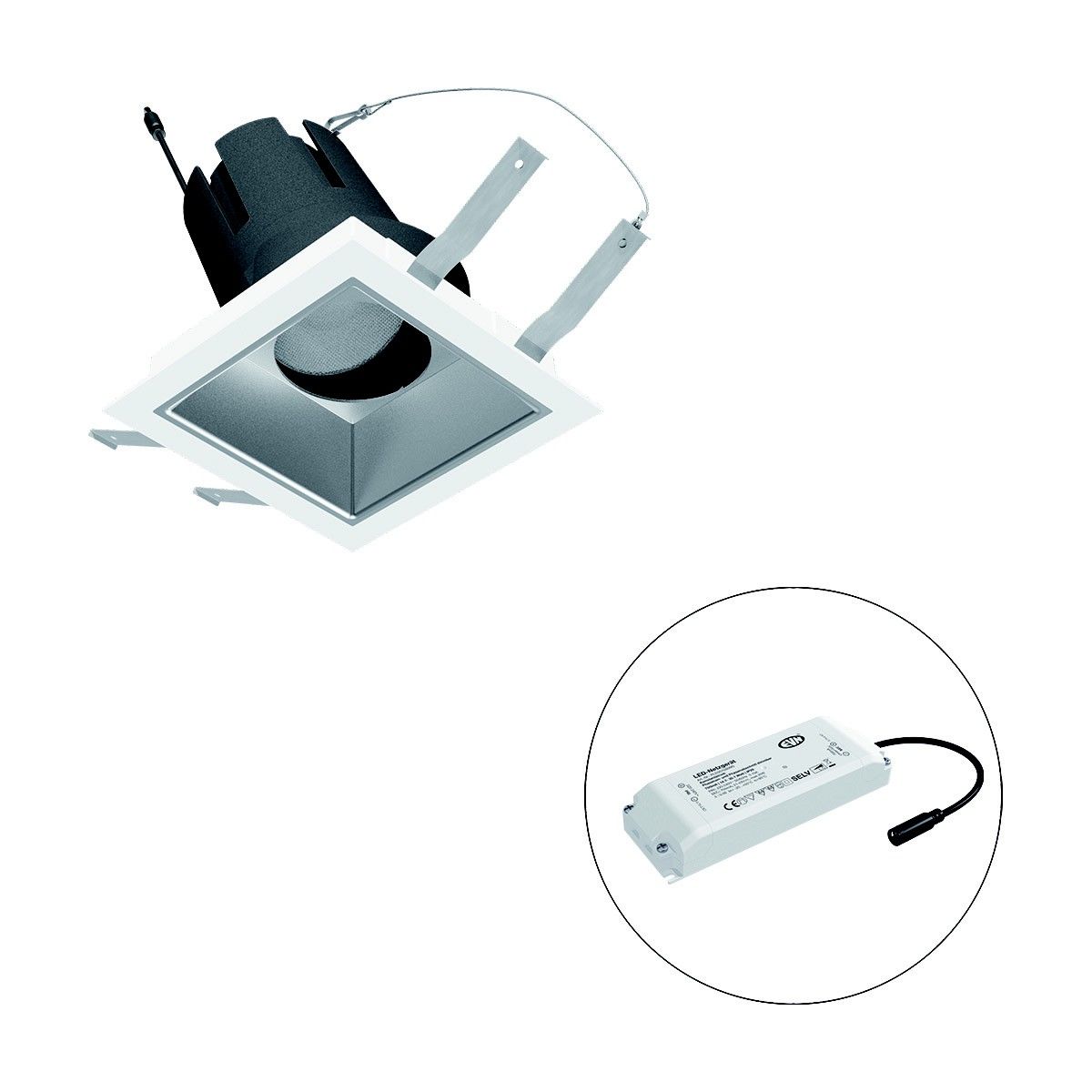 LED-Einbauleuchte modular F03R14SM2530L38P