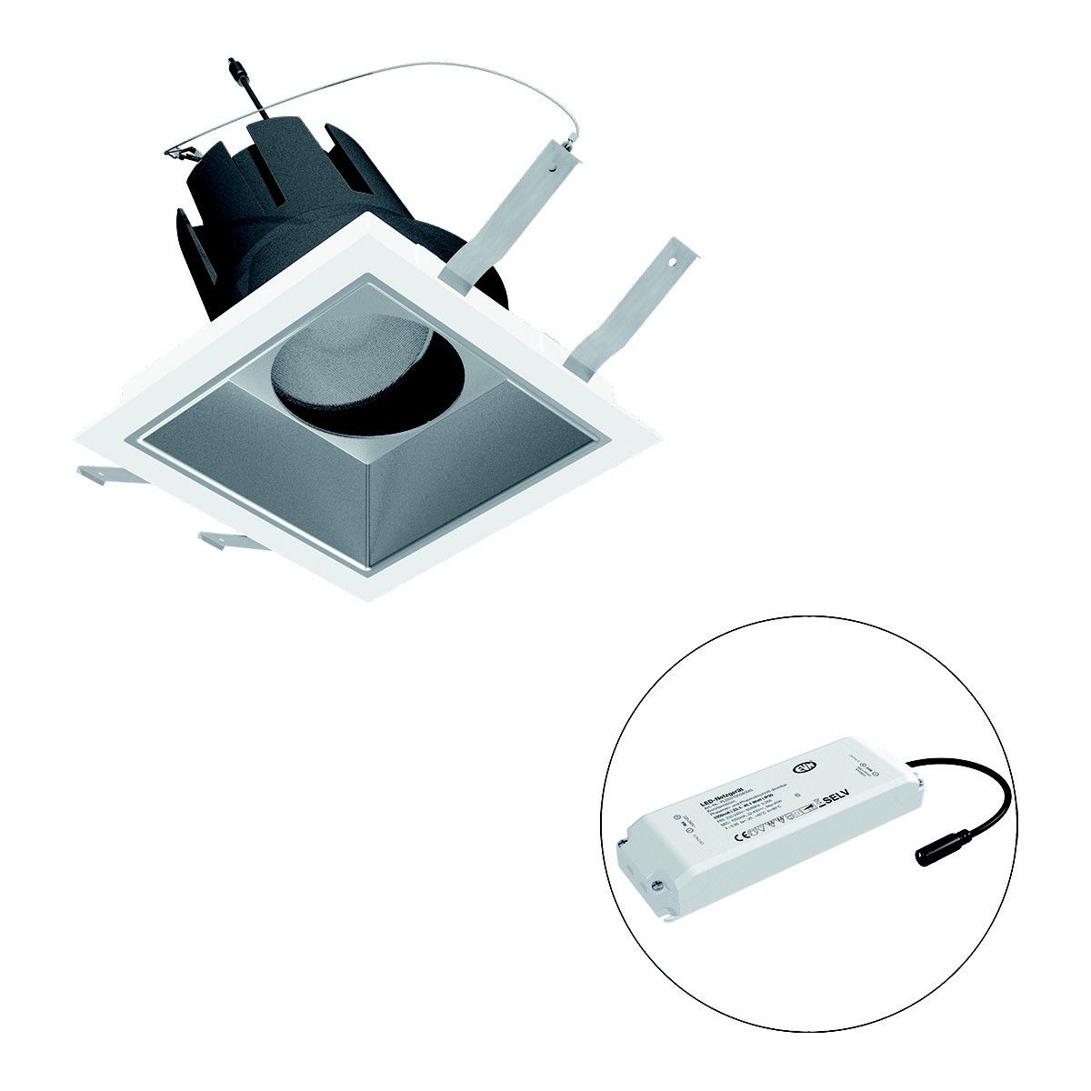 LED-Einbauleuchte modular F03R14SM3830L15P