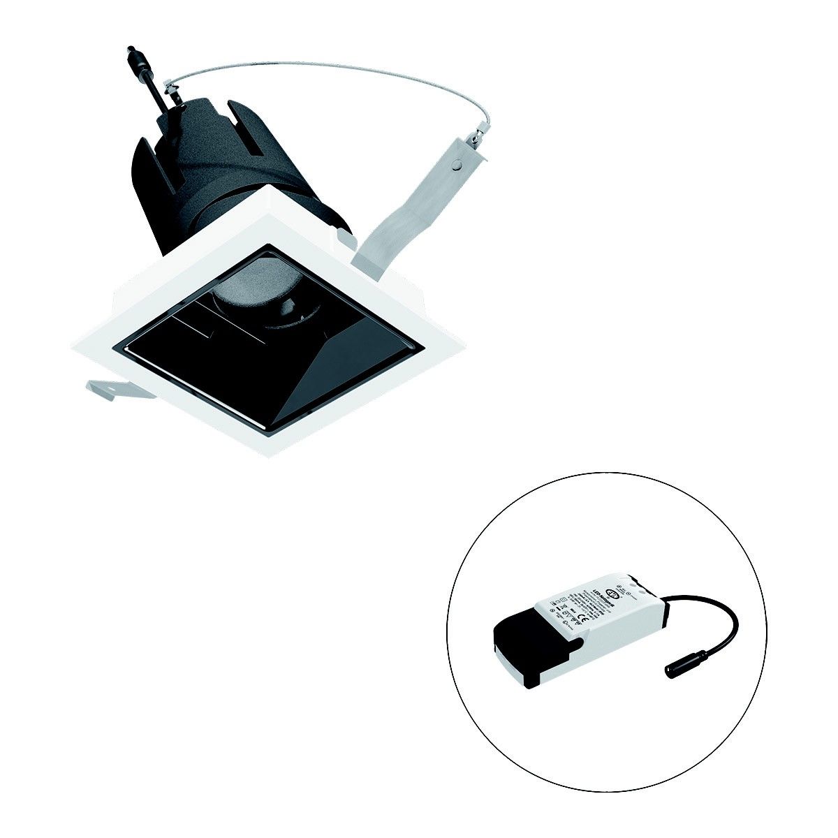 LED-Einbauleuchte modular F04R09SM1327L15P