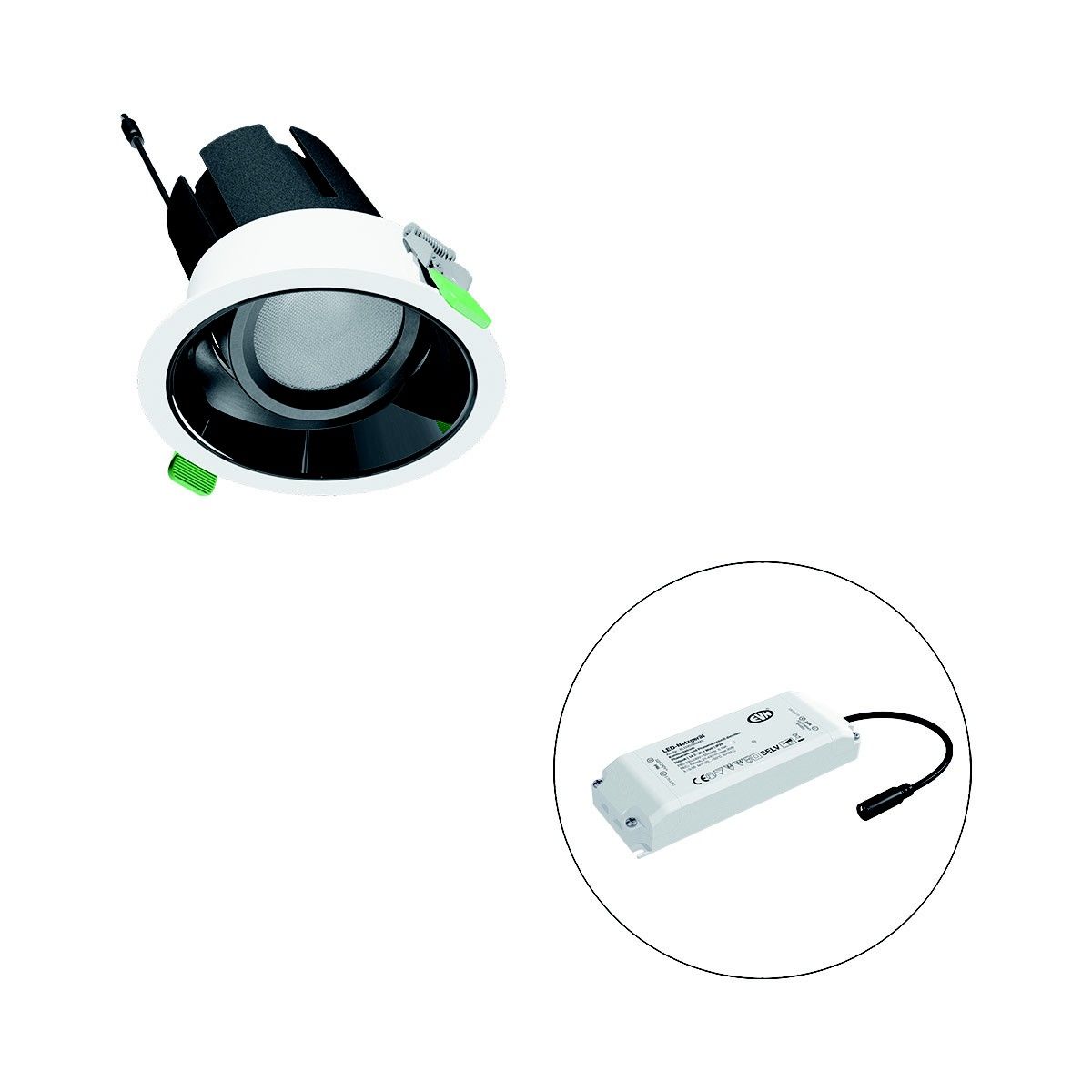 LED-Einbauleuchte modular F04R09SM2540L24P