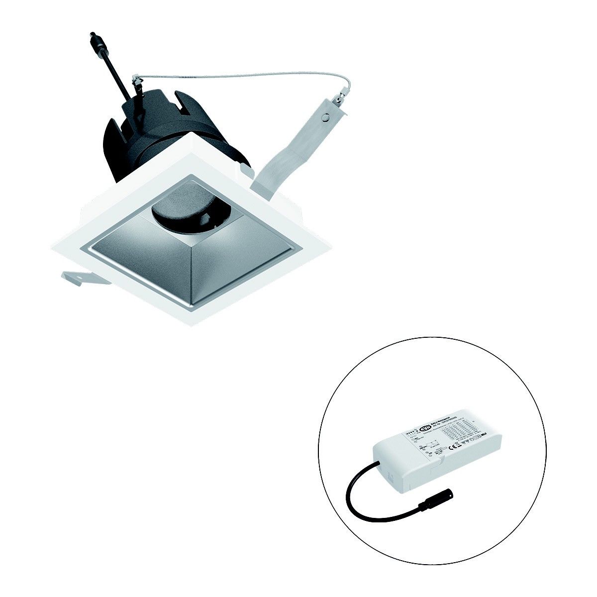 LED-Einbauleuchte modular F04R14SM0627L15D