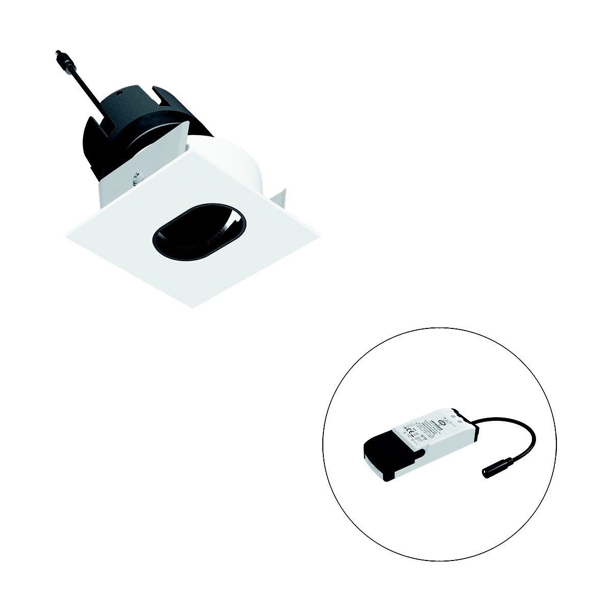 LED-Einbauleuchte modular F09RXXXM0627L38P