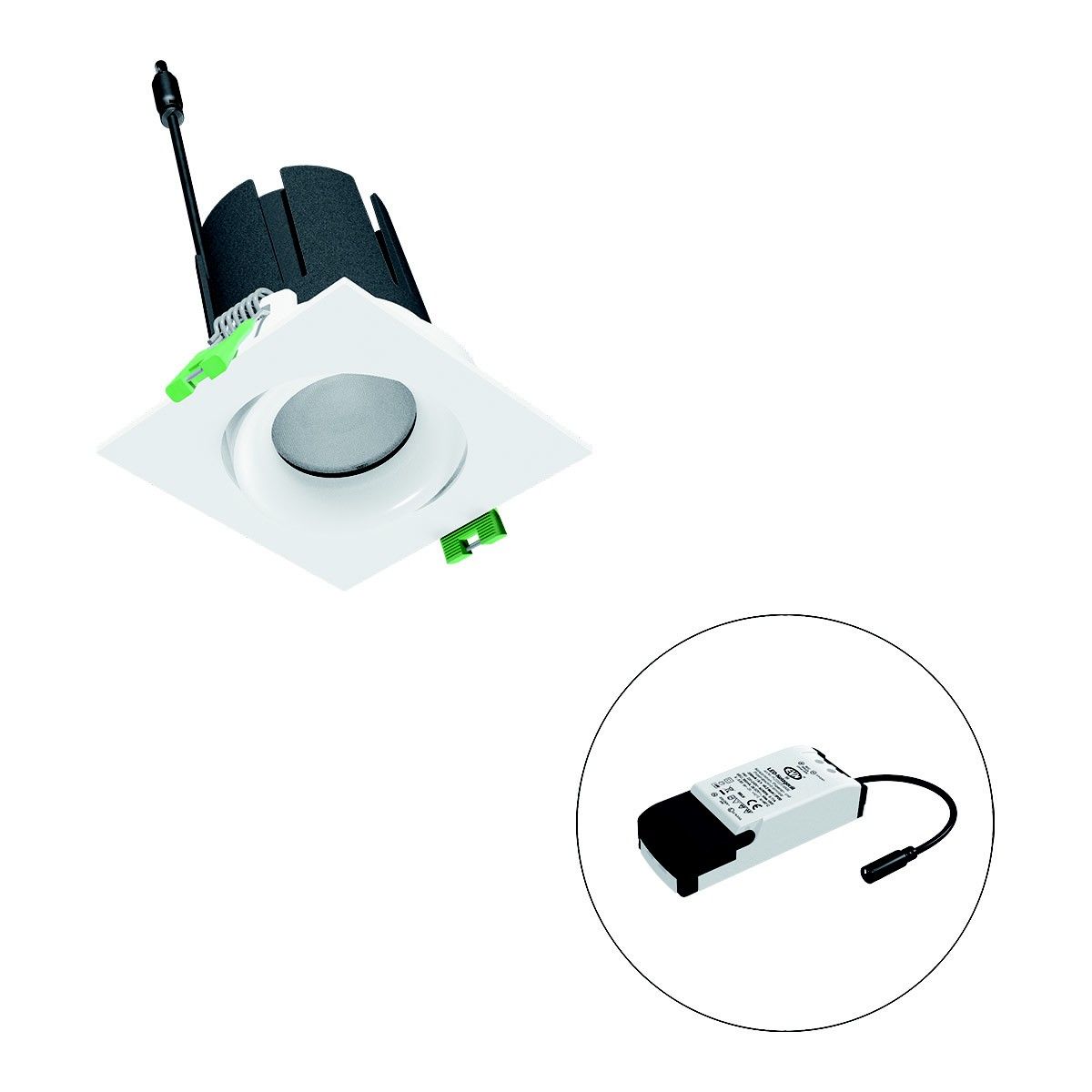 LED-Einbauleuchte modular F11RXXXM1327L24P