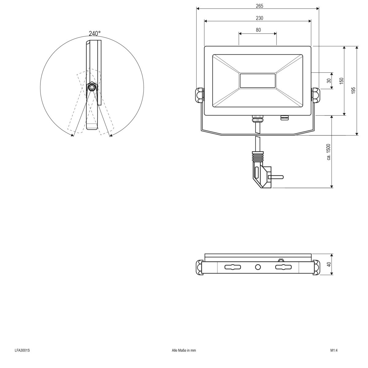 LED-Fluter LFA3001S