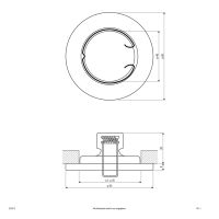 EB-Leuchte 523 013 chr/sat