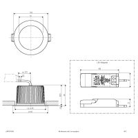 LED-Einbauleuchte LC441501D2W