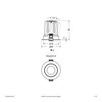 LED-Einbauleuchte modular F10RXXXM1330L55P